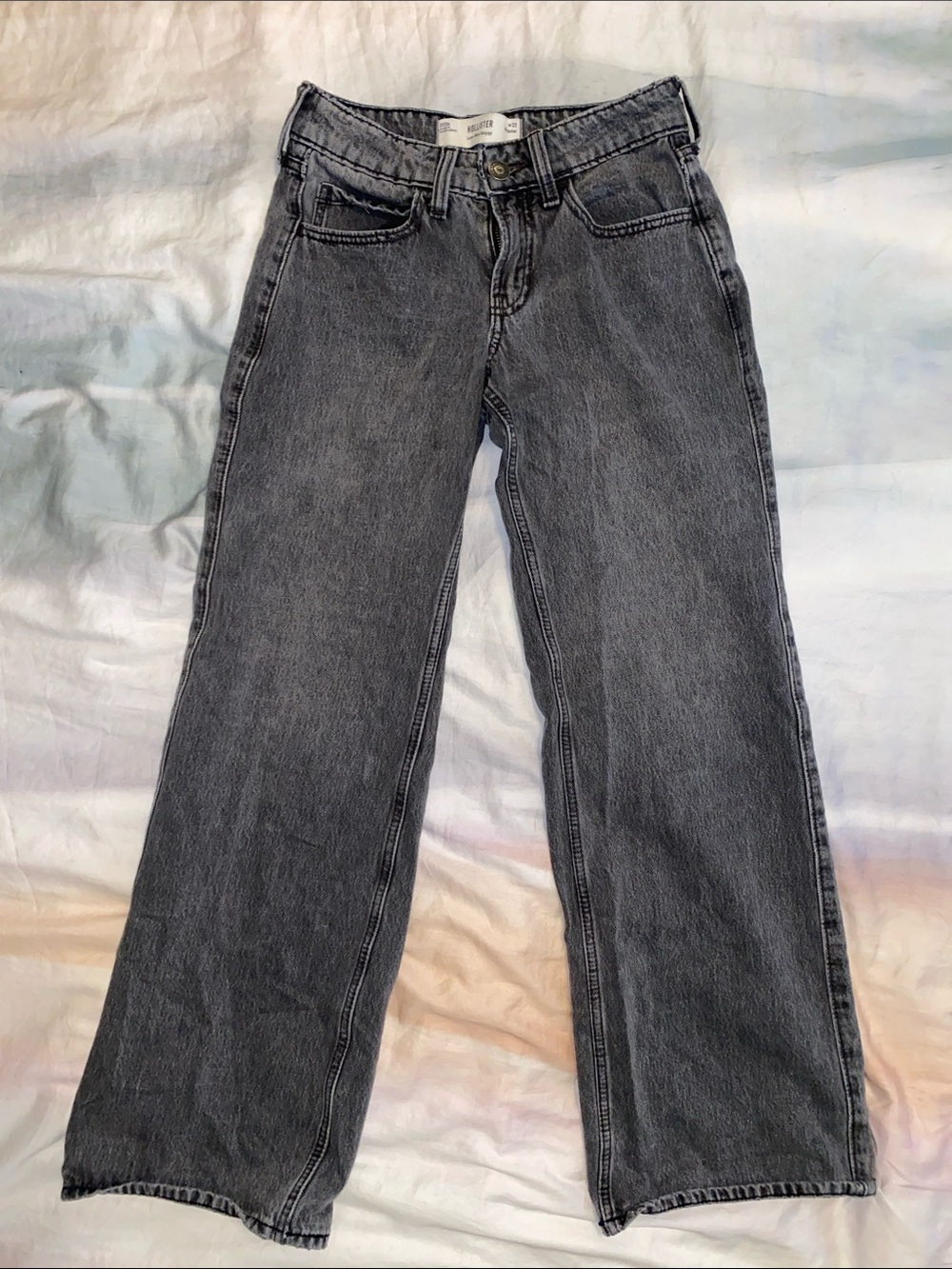 Hollister Low Rise Baggy Jean Women Size 000 23w Regular